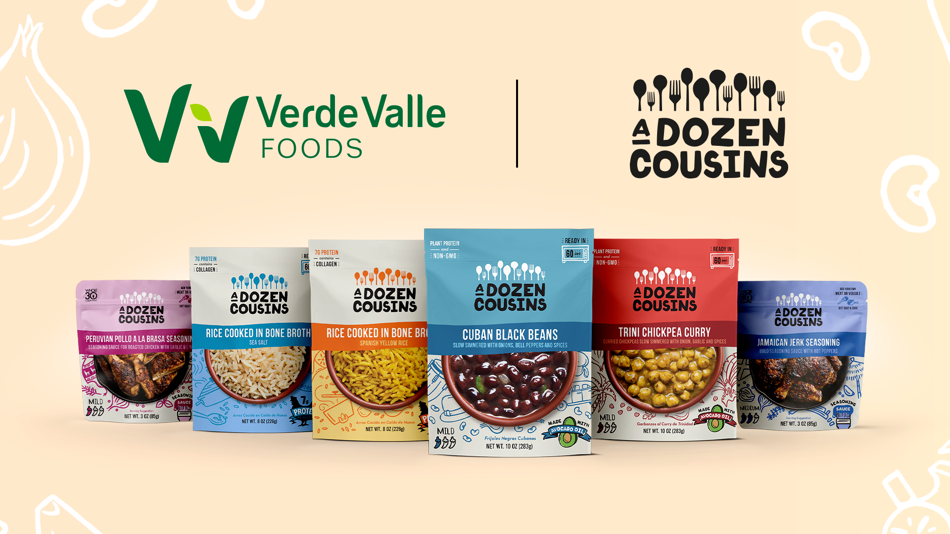 Importante: A Dozen Cousins se une a Verde Valle Foods.